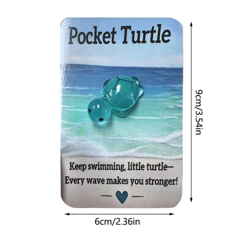 Animal Pocket Hug Gifts, 2025New Resin Animals Card with Mini Pocket Hug Greeting Cards, Cute Bulk Little Emotional Support Preschool Classroom Presents for Kids Adults (Polar bear 1pcs) - Image 4